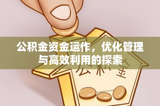 镇海公积金资金运作，优化管理与高效利用的探索