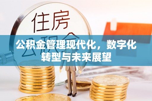 镇海公积金管理现代化，数字化转型与未来展望