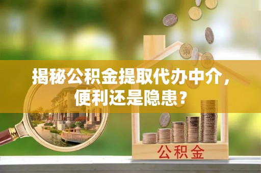 镇海揭秘公积金提取代办中介，便利还是隐患？
